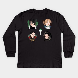 mamamoo aya Kids Long Sleeve T-Shirt